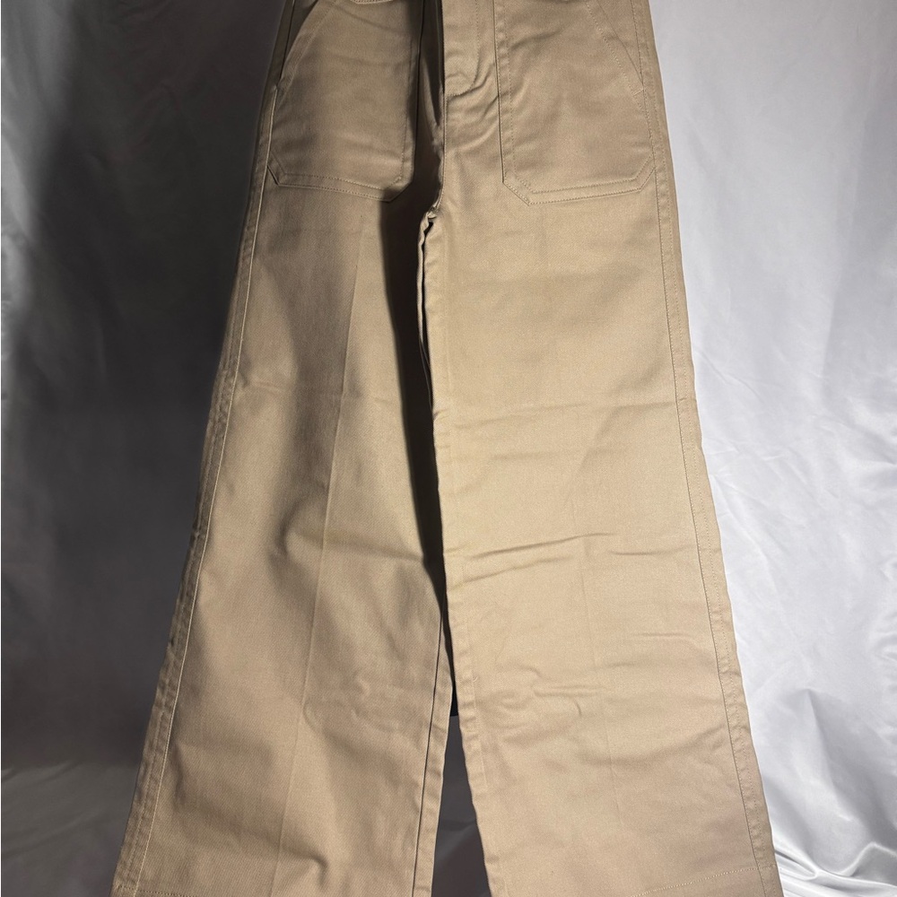 J. Crew Women's Wide Leg Tan Pants